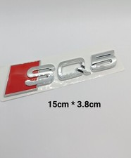SQ5 Logo Audi5 Autocollant Emblème Arrière Chrome  logo