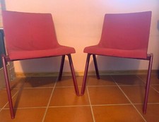 🔴 set di 2 sedie OLIVETTI SYNTHESIS   by SOTTSASS serie 45 vintage modernariato