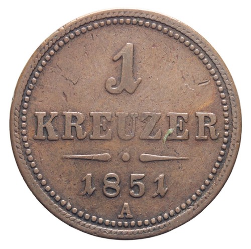 Austria 1 kreuzer 1851 - kreuzer,