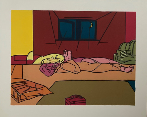 Valerio adami lithographie - adami,