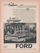 Ford Galaxie. Advertising 1961
