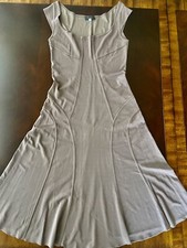 Abito donna smanicato midi