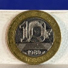 10 FRANCHI 1989 COIN VINTAGE MONETA
