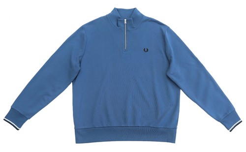 Fred perry felpa mezza - -, zip