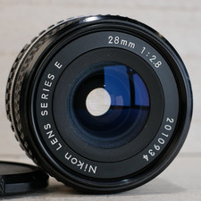 Nikon 28 mm 1:2.8 serie E Pancake obiettivo fotocamera reflex grandangolare