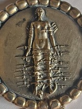 tagliacarte argento con medaglia di arturo martini vittoria atlantica