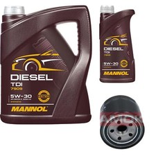 Filtro olio Kamoka Mannol Diesel TDI 5W-30 6L per Mazda 6 Station Wagon 2.2 MZR-CD 2.0 Di
