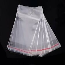 100 Bustine Adesive sacchetto trasparenti 6x12 cm Creazioni Bigiotteria Regalo