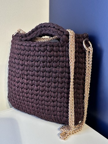 Borsa fatta mano uncinetto - fatta,