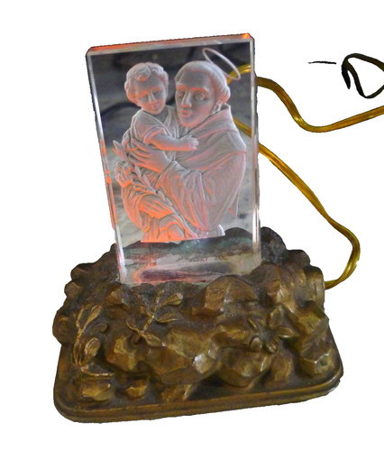 Vecchia statuina icona con - vecchia,