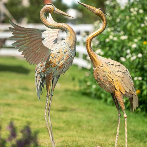 Grande gru giardino - , statua