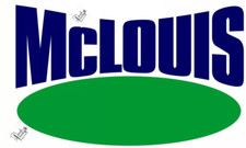 KIT 2 Adesivi Sticker LOGO MC LOUIS DECALCOMANIE CAMPER CARAVAN MCLOUIS 40X25 CM