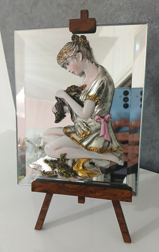 Quadro specchio ragazza - quadro,