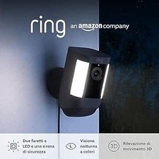 Ring Videocamera Pro con faretti (plug-in) (Spotlight Cam Pro Plug-In) | Vide...