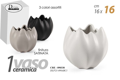 Vaso ceramica fiori - vaso,