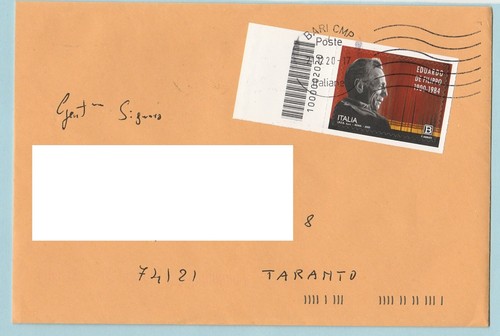 Storia postale lettera - postale, con