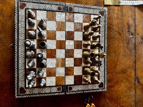 Scacchiera backgammon legno - scacchiera/backgammon,