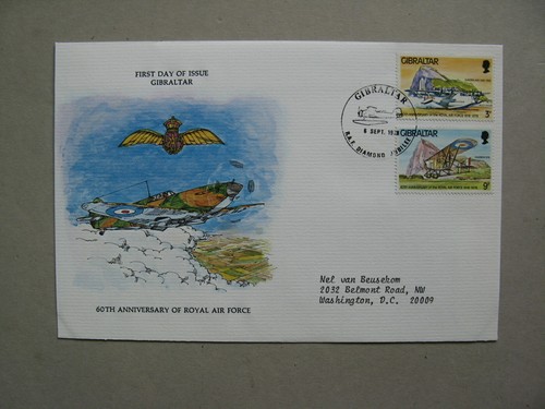 Gibilterra copertina fdc - gibilterra,,