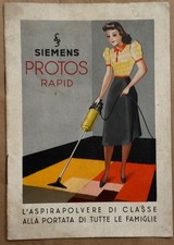 SIEMENS- Protos Rapid  - Libretto originale pubblicitario - 1939 -