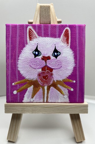Quadro originale ooak - quadro, gatto