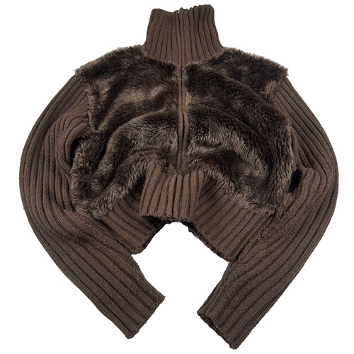 Maglione maglia pelliccia