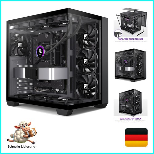 Case gaming f300 - f300, nero