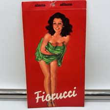 Adesivo vintage Fiorucci pin-up anni ’70/80 moda collezione design grafica pop
