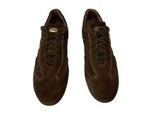 Scarpe Da Uomo nero giardini sneakers Vera Pelle Mis 43 Camoscio Marrone