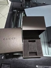 GUCCI-SCATOLA PER OROLOGIO-VINTAGE-USATA -RARE WATCH BOX VEDI FOTO