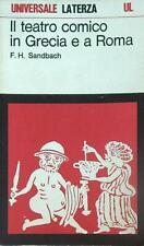 IL TEATRO COMICO IN GRECIA E A ROMA SANDBACH F.H. LATERZA 1979