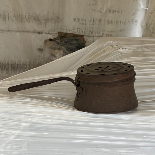Antico braciere scaldaletto - , in