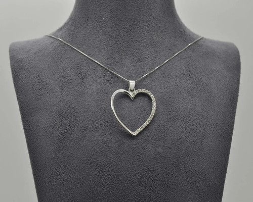 Collana oro bianco - in, 18