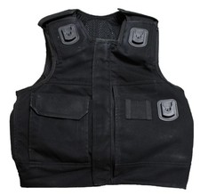 Hawk Cooneen Body Armour Stab Vest Bullet Proof Black Overt ARM-OVT-BLK-11B