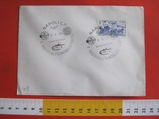 A.10 ITALIA ANNULLO CANCEL 1970 NAPOLI MOSTRA FRANCOBOLLO EUROPA VESUVIO GOLFO