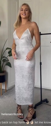 Abito midi nuovo con etichette