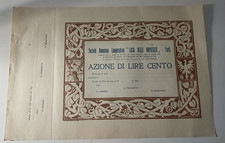 Certificato azionario  in