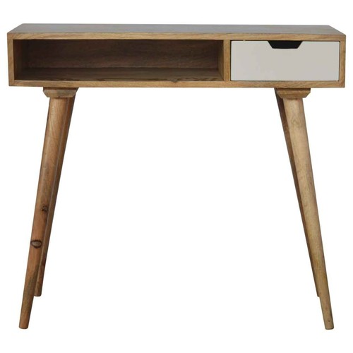 Scrittoio con cassetto - , bianco