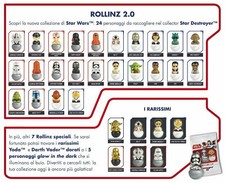 ROLLINZ STAR WARS 2.0 SECONDA SERIE ESSELUNGA 2018 A SCELTA