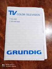 MANUALE GRUNDIG TV COLOR TELEVISION T 55-440 E T 55-440MTEXT + SCHEMA ELETTRICO