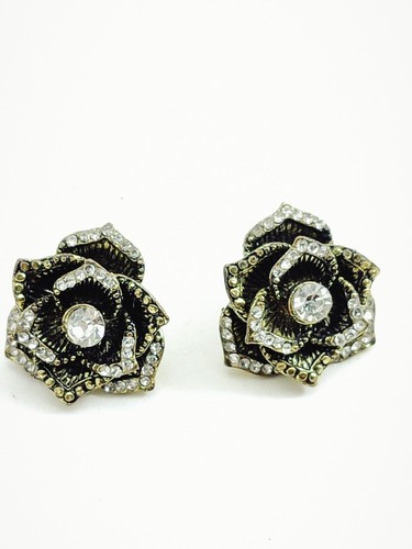Orecchini donna roselline con - donna,