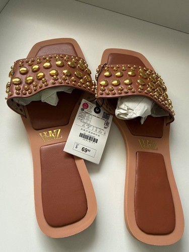 Zara studded flat - zara,