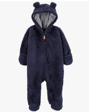 Carrozzina sherpa con cappuccio Carter Navy