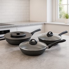 Set Padelle 6pz Pietra con