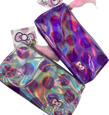 Busta iridescente con piuma