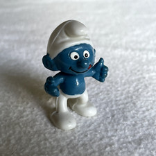 Puffi Olimpici 1983 Puffo Cucchiaio e Uovo Peyo Kinder Ferrero Originale Raro