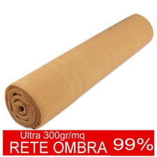 RETE OMBREGGIANTE BEIGE FRANGIVISTA 300GR/MQ COPRENTE OMBRA FRANGISOLE AL METRO