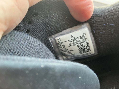 Nike air jordan retro - 4, black