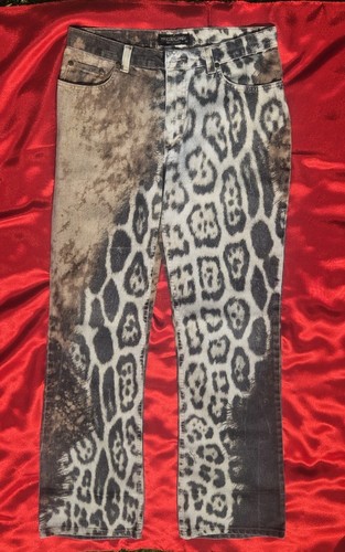Jeans leopardati vintage firma