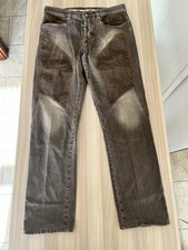 Jeans Grigi con Patch Marroni