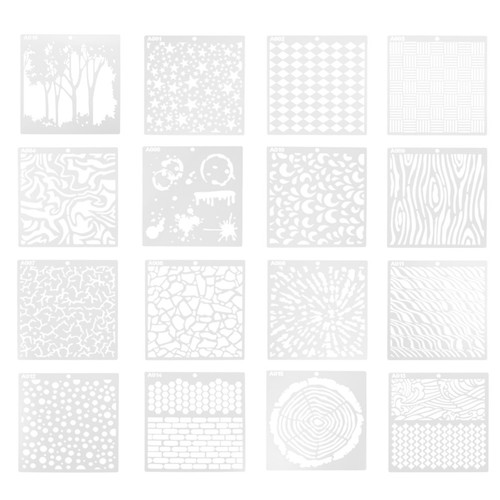 Fogli stencil decorativi - stencil,